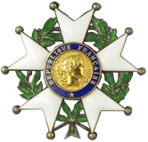 médaille de la légion d'honneur